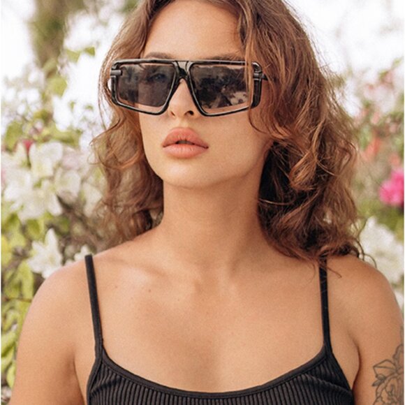 Fashion ~ vintage rectangle women\'s sunglasses main image 8